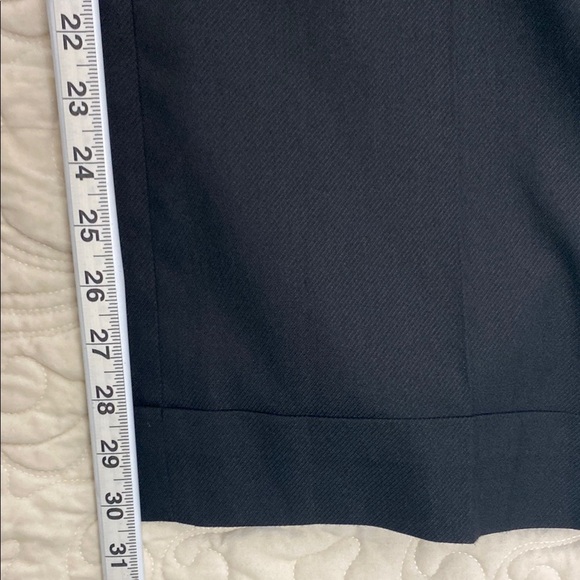 Reitmans Black Wide Leg Pants Size 15 Faux Cuffs - Picture 7 of 11